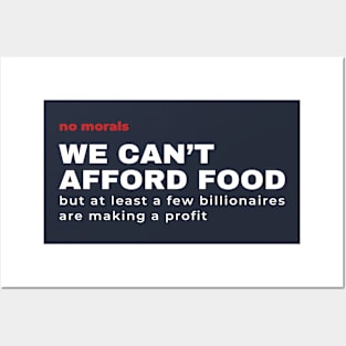 Canada we cant afford food .AL Posters and Art